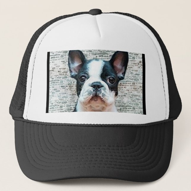 Gorra De Camionero Casquillo del bulldog francés (Anverso)