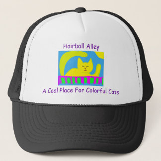Gorra De Camionero Casquillo del callejón del Hairball