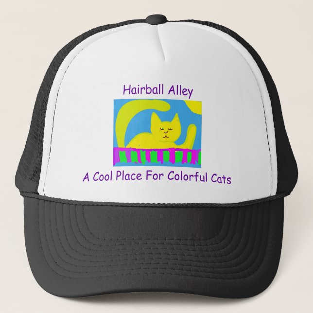 Gorra De Camionero Casquillo del callejón del Hairball (Anverso)