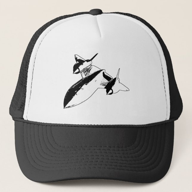 Gorra De Camionero Casquillo del camionero de Lockheed SR-71 - diseño (Anverso)