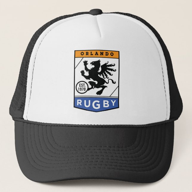 Gorra De Camionero Casquillo del camionero del rugbi de Orlando (Anverso)