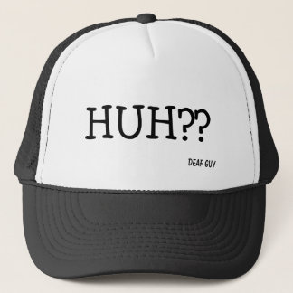 Gorra De Camionero casquillo del Camionero-estilo, "HUH??" en el