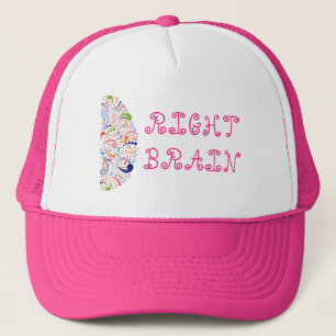 Gorra De Camionero Casquillo del cerebro derecho
