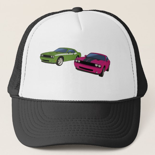Gorra De Camionero Casquillo del desafiador de Dodge (Anverso)