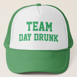 GORRA DE CAMIONERO CASQUILLO DEL DÍA DE ST PATRICK BEBIDO DÍA DEL