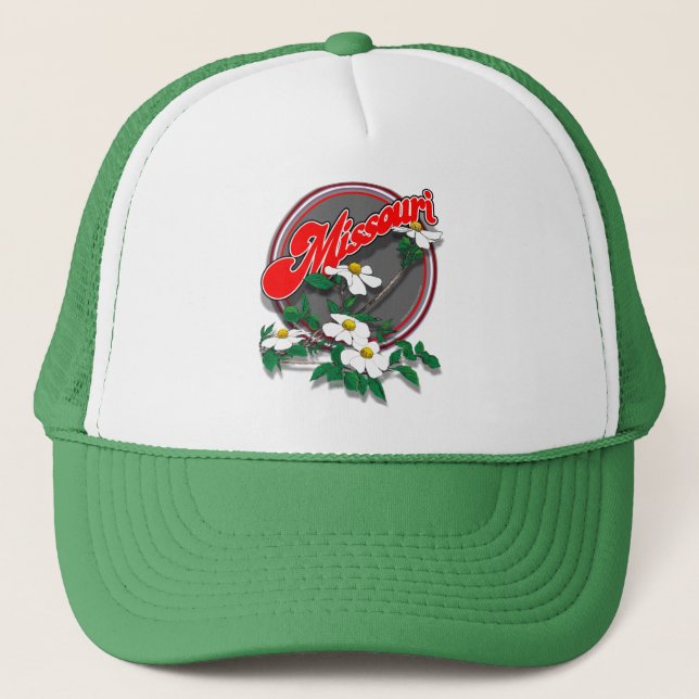 Gorra De Camionero Casquillo del dogwood de Missouri (Anverso)