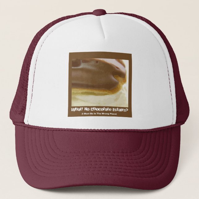 Gorra De Camionero Casquillo del Eclair de chocolate (Anverso)