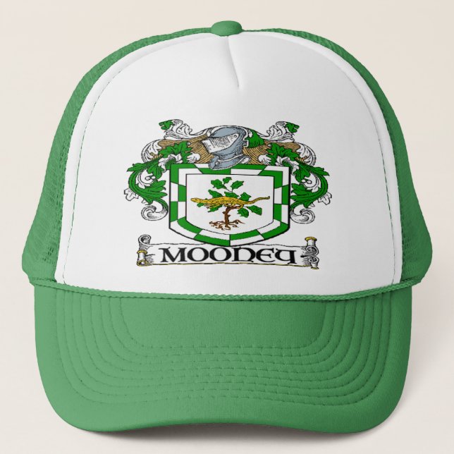 Gorra De Camionero Casquillo del escudo de armas de Mooney (Anverso)