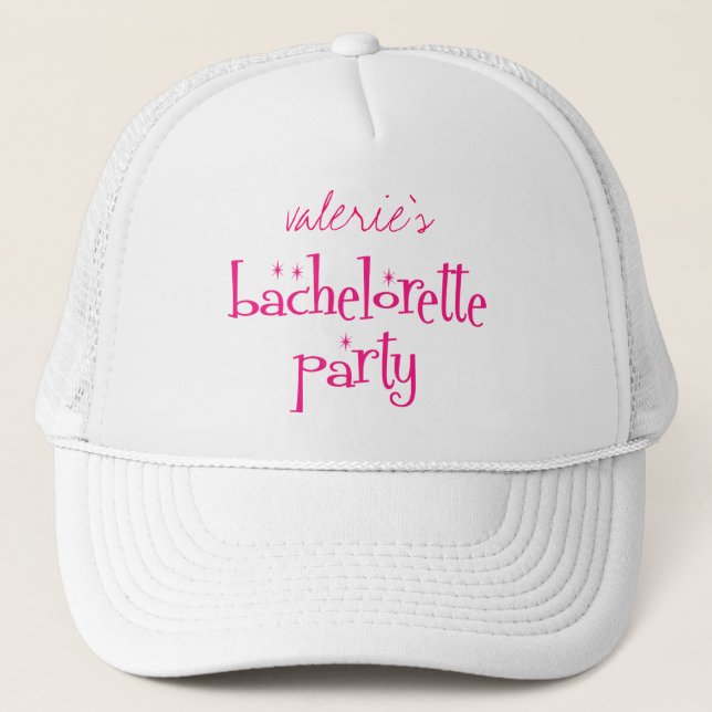 Gorra De Camionero Casquillo del fiesta de Bachelorette (Anverso)