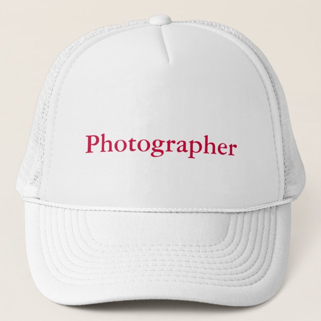 Gorra De Camionero Casquillo del fotógrafo (Anverso)