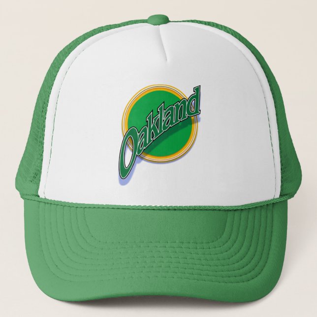 Gorra De Camionero Casquillo del greenbangle de Oakland (Anverso)