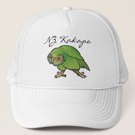 Gorra De Camionero Casquillo del Kakapo de NZ