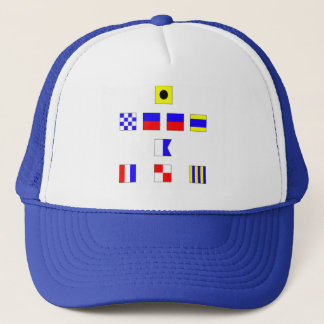 Gorra De Camionero Casquillo del lema de la navegación