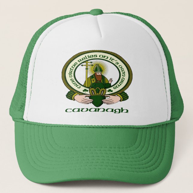 Gorra De Camionero Casquillo del lema del clan de Cavanagh (Anverso)