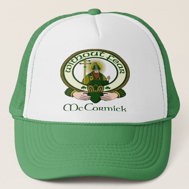 Gorra De Camionero Casquillo del lema del clan de McCormick (Anverso)
