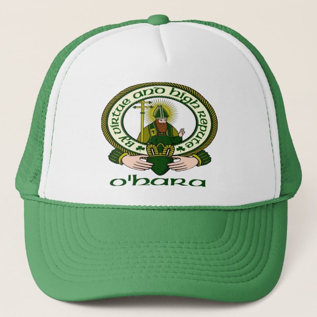 Gorra De Camionero Casquillo del lema del clan de O'Hara (Anverso)