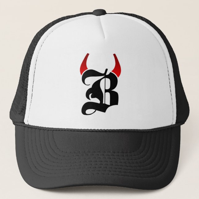 Gorra De Camionero Casquillo del logotipo de B (Anverso)