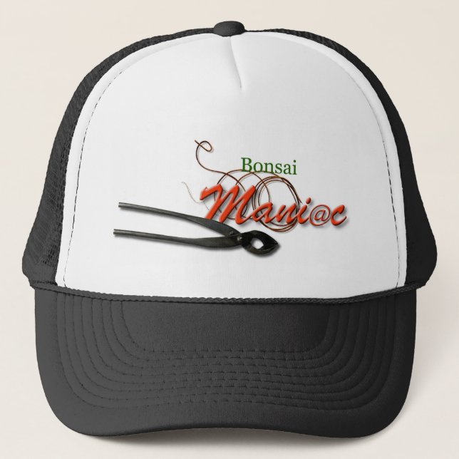 Gorra De Camionero Casquillo del maniaco de los bonsais (Anverso)