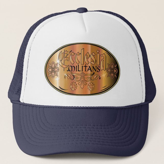 Gorra De Camionero Casquillo del militante de la iglesia (Anverso)
