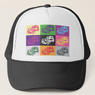 Gorra De Camionero Casquillo del mosaico de Citroen 2CV