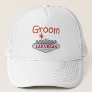 Gorra De Camionero Casquillo del novio de Las Vegas