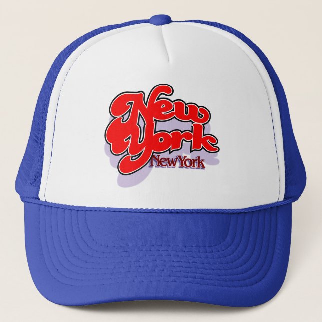 Gorra De Camionero Casquillo del openswoop de Nueva York NY (Anverso)