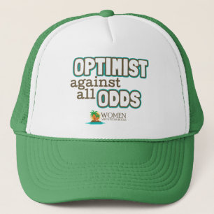 Gorra De Camionero Casquillo del optimista de la isla (verde)