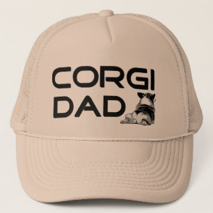 Gorra De Camionero Casquillo del papá del Corgi