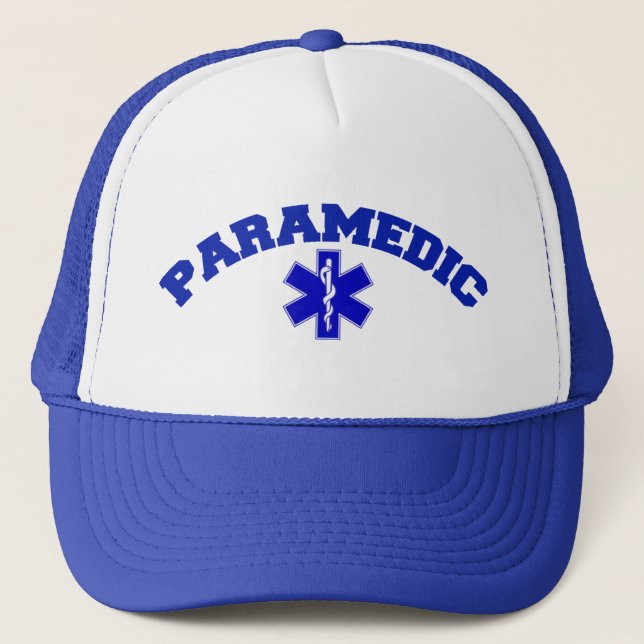Gorra De Camionero Casquillo del paramédico (Anverso)