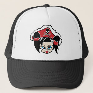 Gorra De Camionero Casquillo del pirata de Derby del rodillo