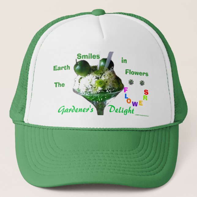 Gorra De Camionero Casquillo del placer del jardinero (Anverso)