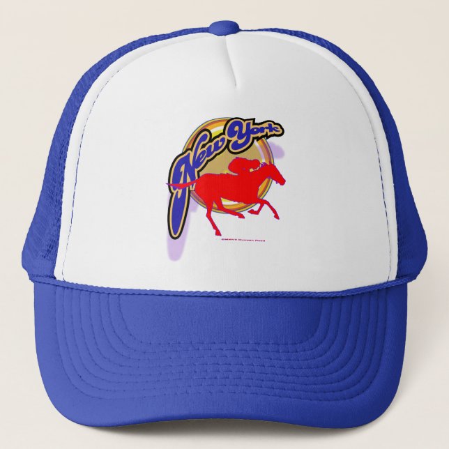 Gorra De Camionero Casquillo del pura sangre de Nueva York (Anverso)