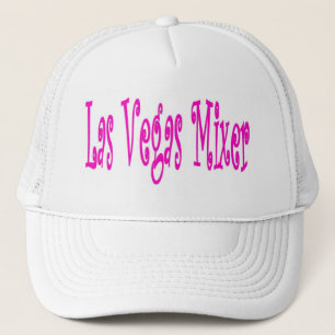 Gorra De Camionero Casquillo del ROSA del mezclador de Las Vegas