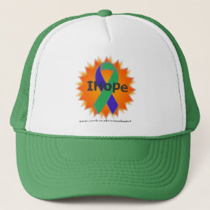 Gorra De Camionero Casquillo del verde de la cinta del fuego de IH *