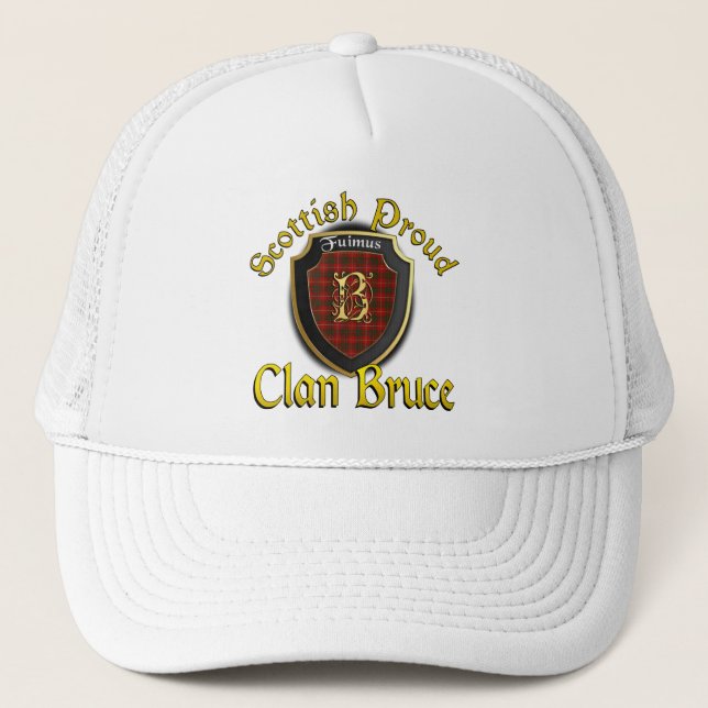 Gorra De Camionero Casquillo escocés de la dinastía de Bruce del clan (Anverso)