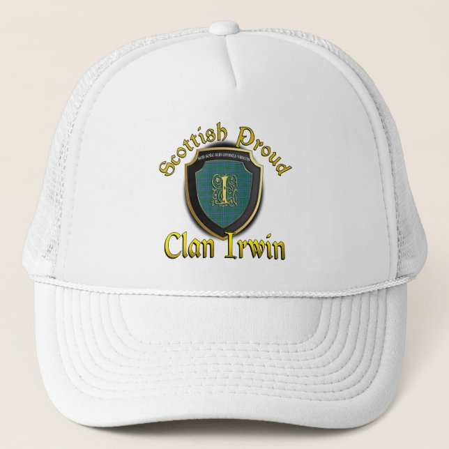 Gorra De Camionero Casquillo escocés de la dinastía de Irwin del clan (Anverso)