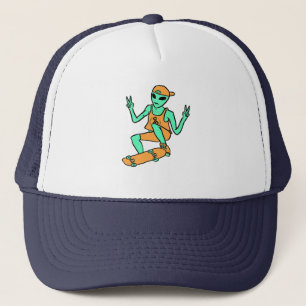 Gorra De Camionero Casquillo extranjero que anda en monopatín