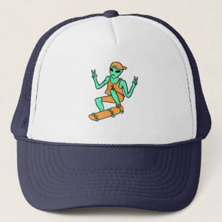 Gorra De Camionero Casquillo extranjero que anda en monopatín