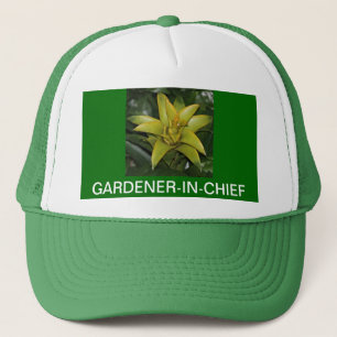 GORRA DE CAMIONERO CASQUILLO, GARDENER-IN-CHIEF, BROMELIAD VERDE