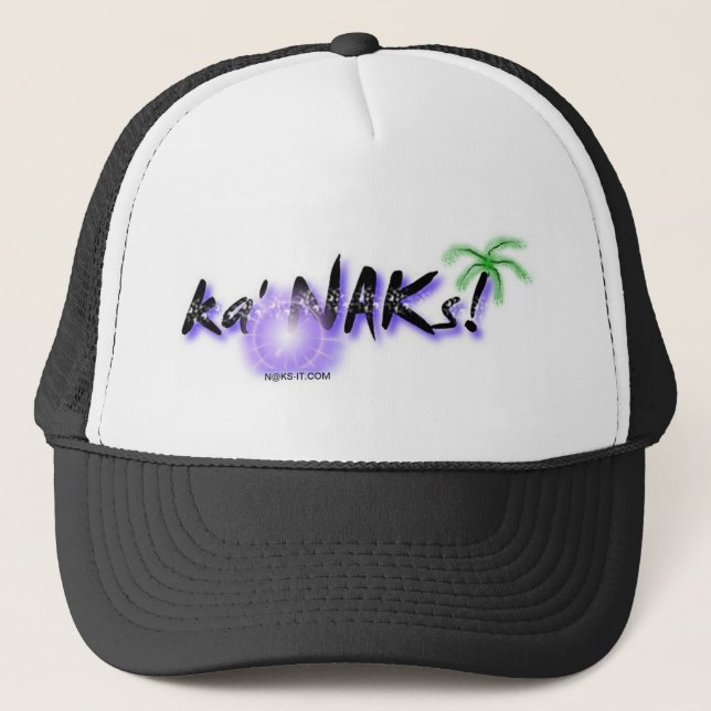 Gorra De Camionero Casquillo hawaiano local del estilo: Ka NAKs (Anverso)
