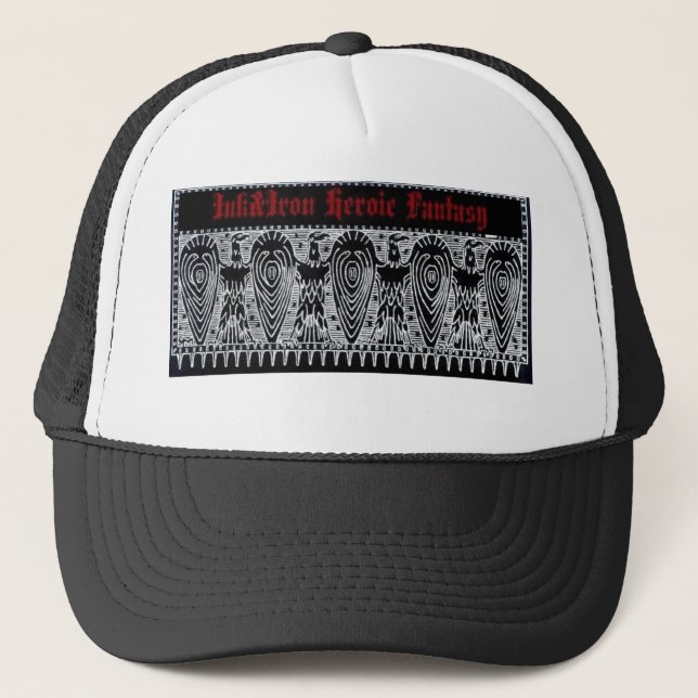 Gorra De Camionero Casquillo heroico de la fantasía de Ink&Iron (Anverso)