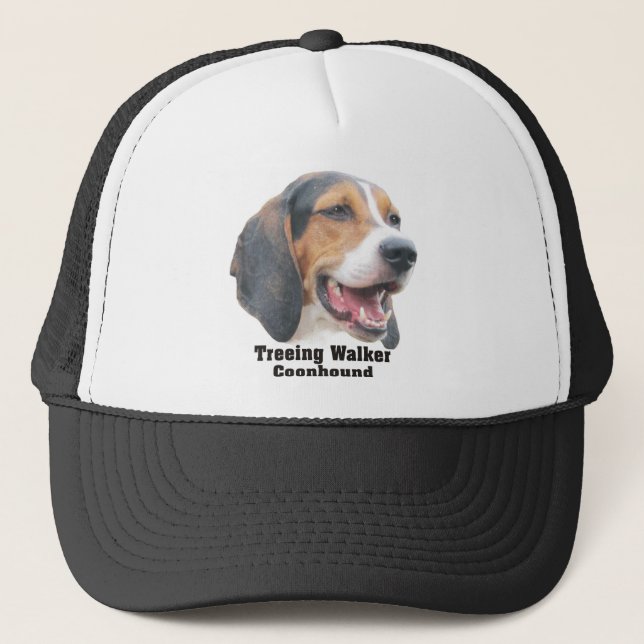 Gorra De Camionero Casquillo impresionante del Coonhound del (Anverso)