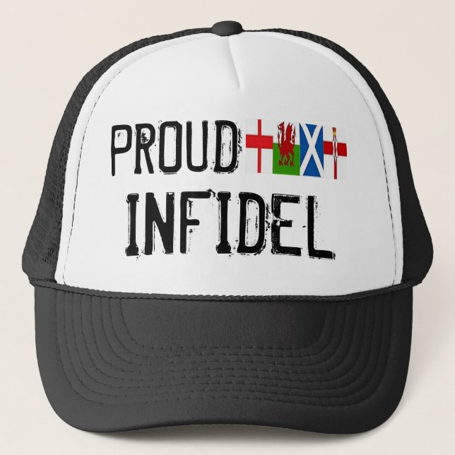 Gorra De Camionero Casquillo INFIEL orgulloso (Anverso)