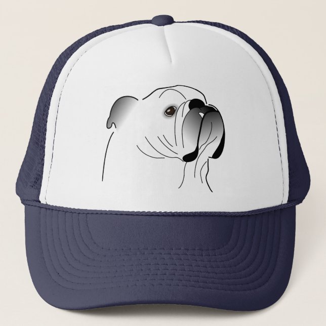 Gorra De Camionero Casquillo inglés del bulldog (Anverso)