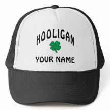 Casquillo irlandés personalizado del gamberro