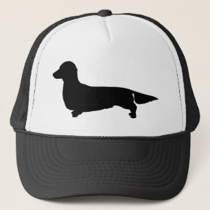 Gorra De Camionero Casquillo largo de la bola del Dachshund del pelo