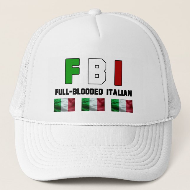 Gorra De Camionero Casquillo lleno del italiano de Blooded (Anverso)