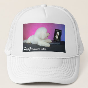Gorra De Camionero Casquillo - logotipo de PetGroomer.com