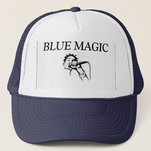 GORRA DE CAMIONERO CASQUILLO MÁGICO AZUL (Anverso)