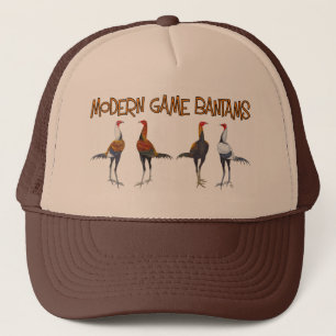Gorra De Camionero Casquillo moderno del gallo de juego
